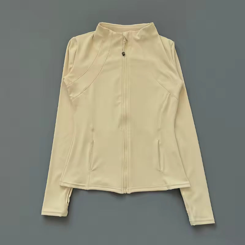 Women's Long Sleeve Active Windbreaker Top Yoga Sportswear