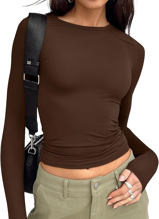 Camiseta ajustada de manga larga
