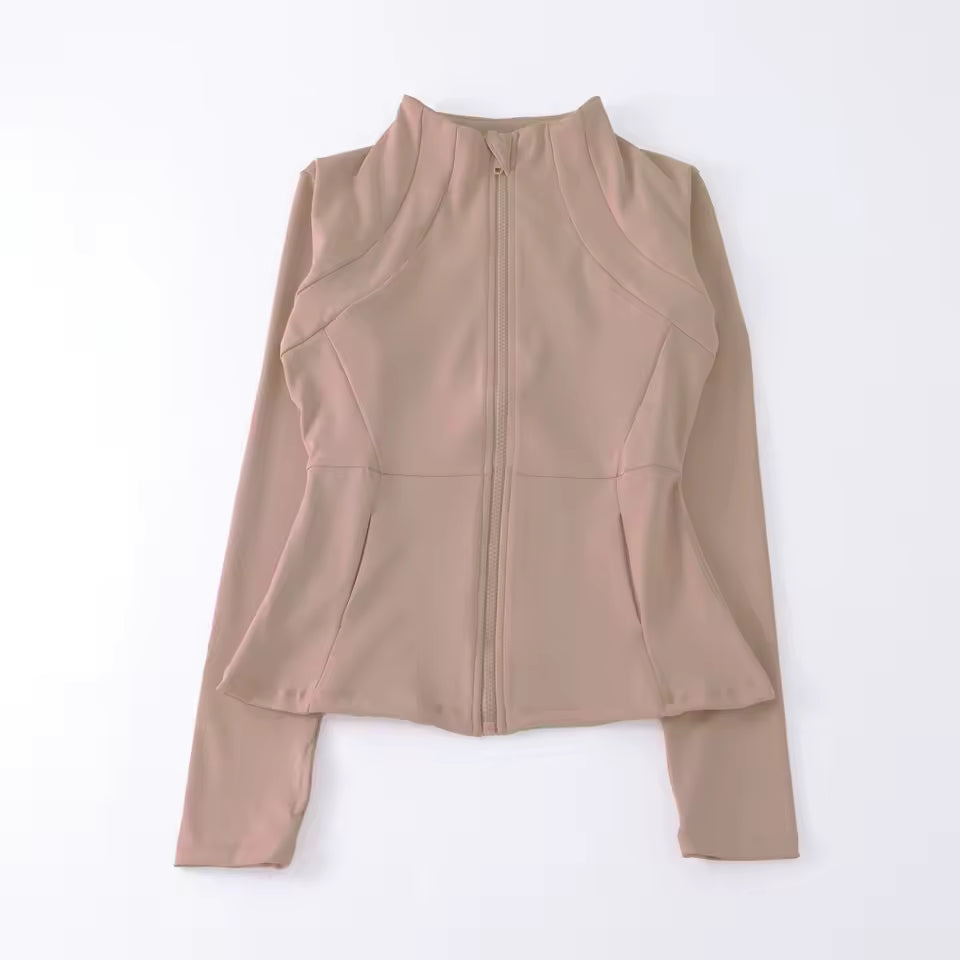 Women's Long Sleeve Active Windbreaker Top Yoga Sportswear