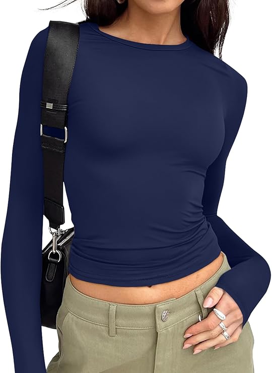 Camiseta ajustada de manga larga