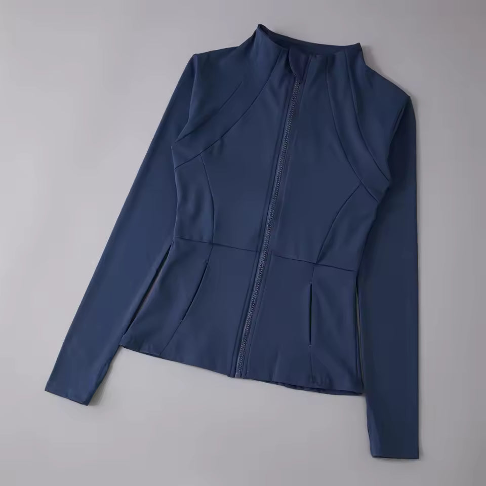 Women's Long Sleeve Active Windbreaker Top Yoga Sportswear