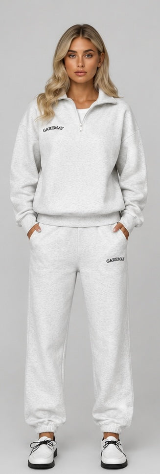Oversized Quarter-Zip Set