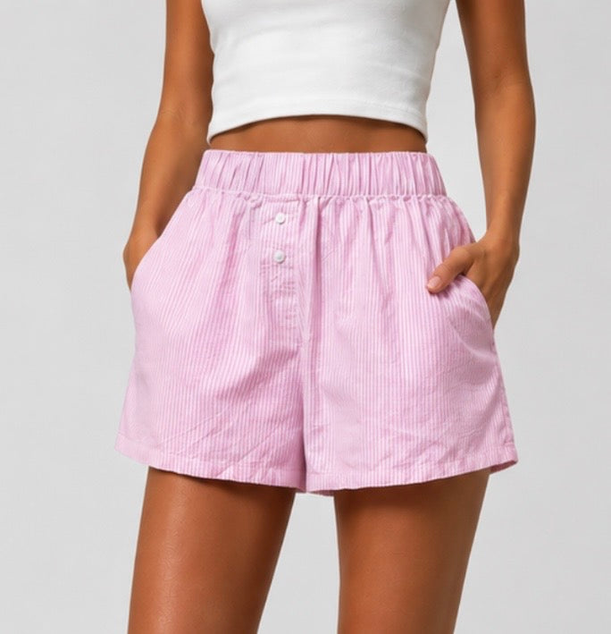 Striped Casual Shorts
