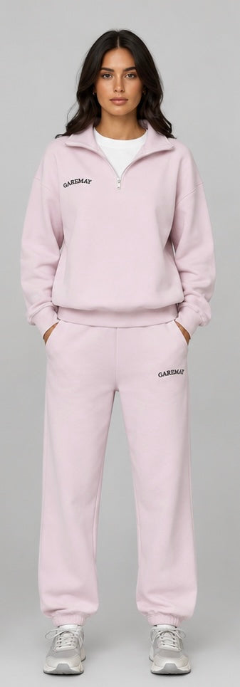 Oversized Quarter-Zip Set