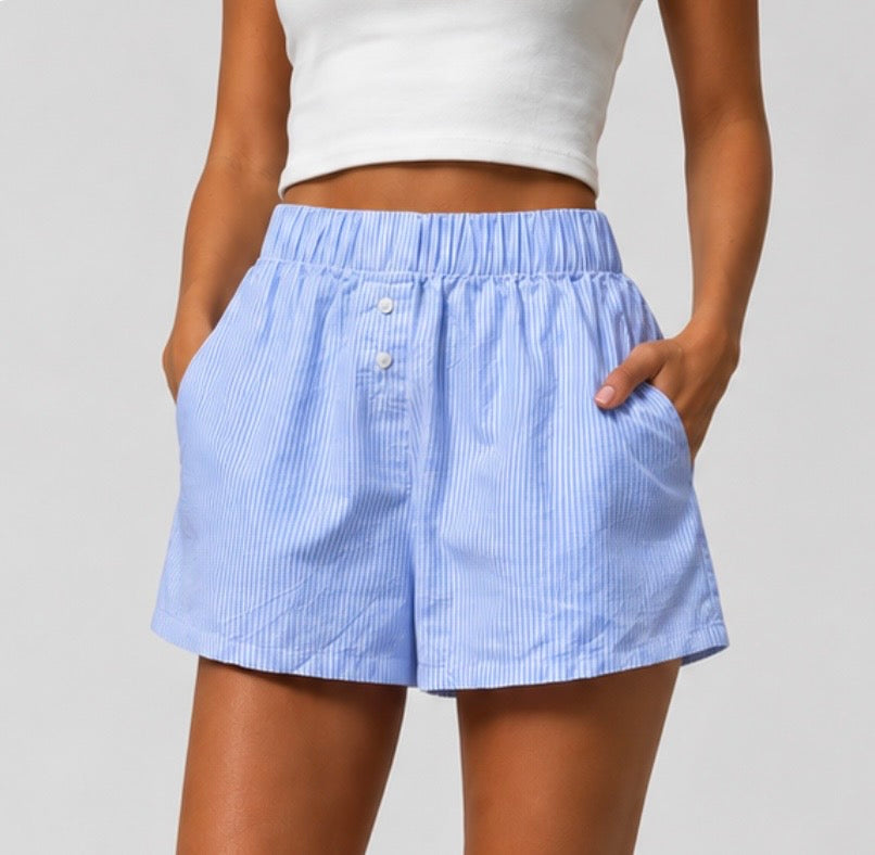 Striped Casual Shorts