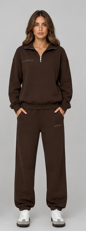 Oversized Quarter-Zip Set