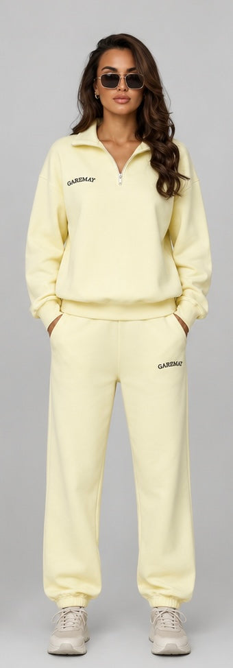 Oversized Quarter-Zip Set