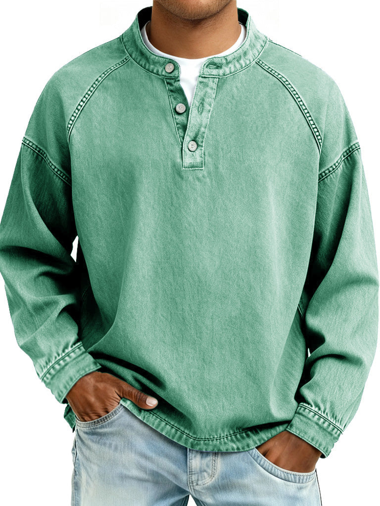Men Can't Get Enough of This Cozy Henley Shirt