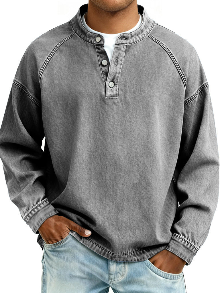 Men Can't Get Enough of This Cozy Henley Shirt