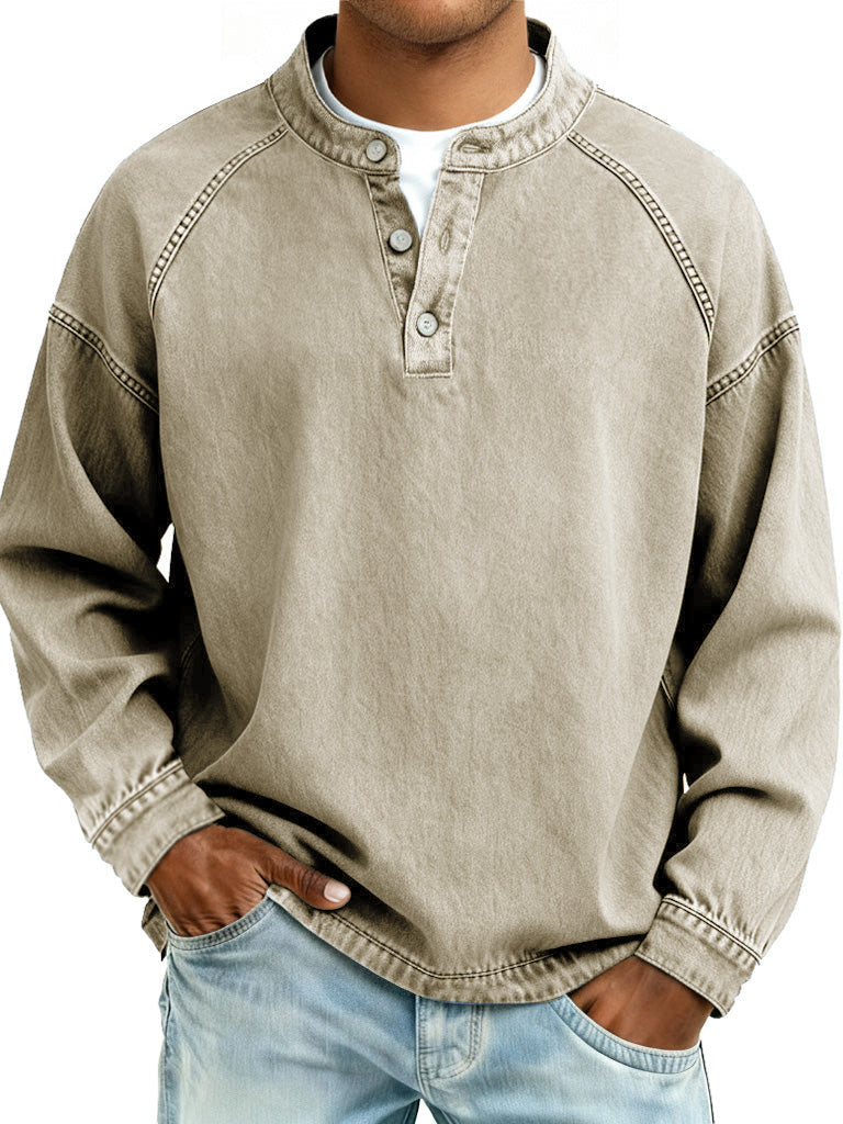 Men Can't Get Enough of This Cozy Henley Shirt