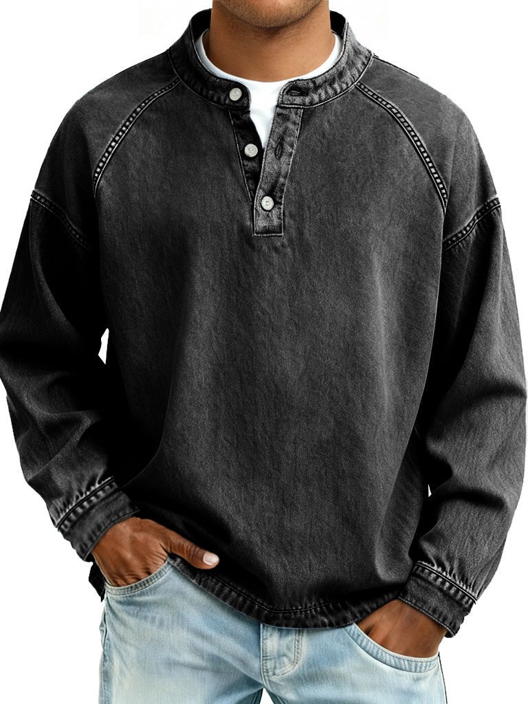 Men Can't Get Enough of This Cozy Henley Shirt