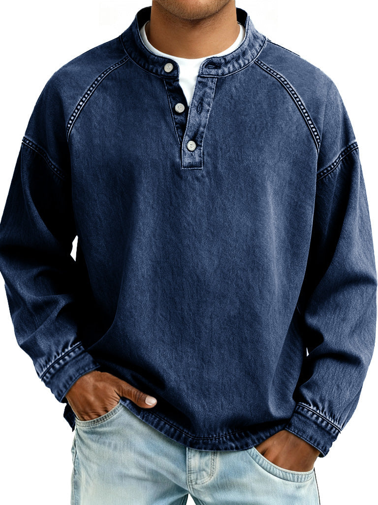 Men Can't Get Enough of This Cozy Henley Shirt