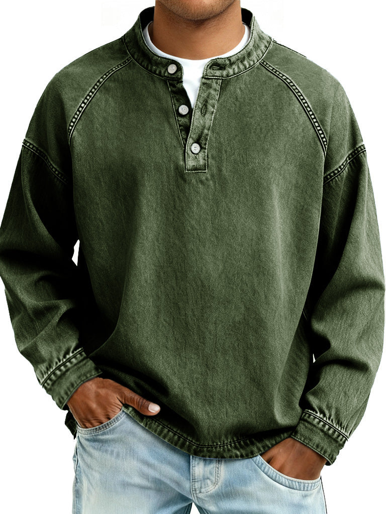 Men Can't Get Enough of This Cozy Henley Shirt