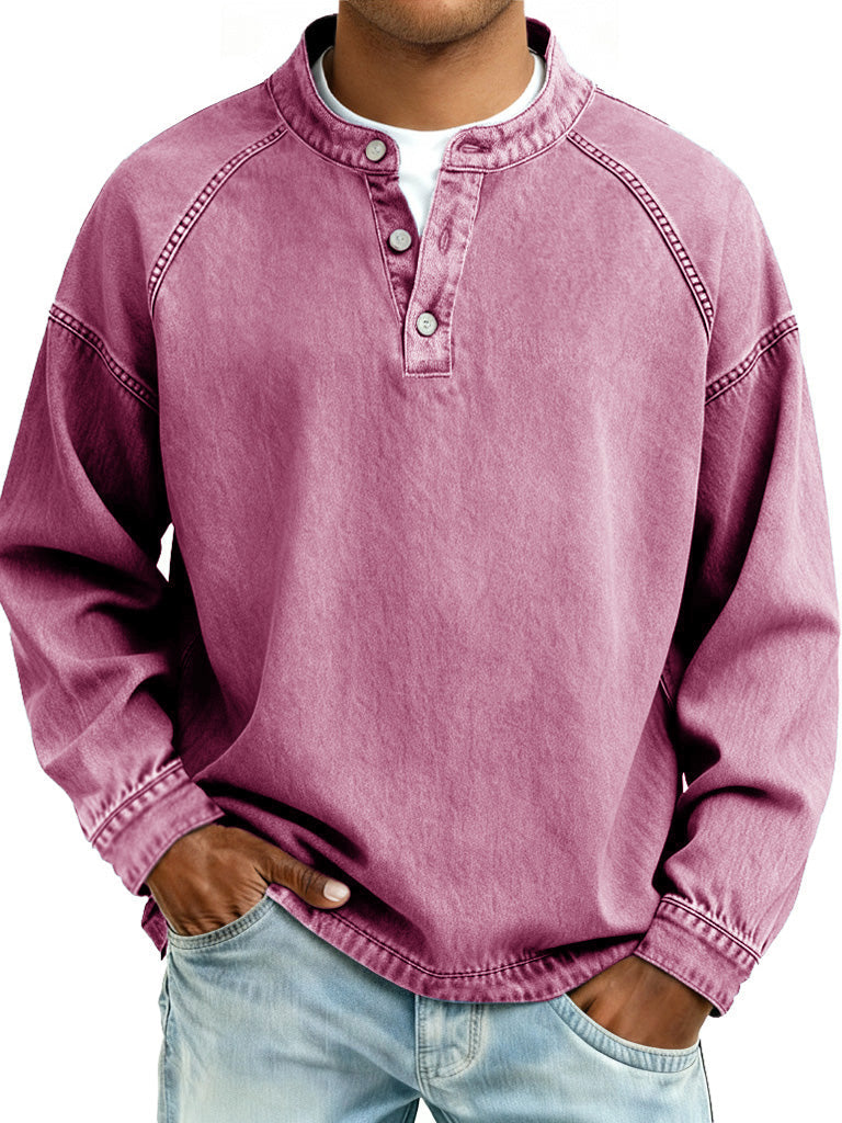 Men Can't Get Enough of This Cozy Henley Shirt