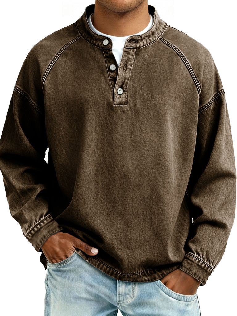 Men Can't Get Enough of This Cozy Henley Shirt
