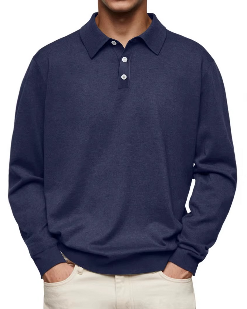 Aiden Long Sleeve Polo