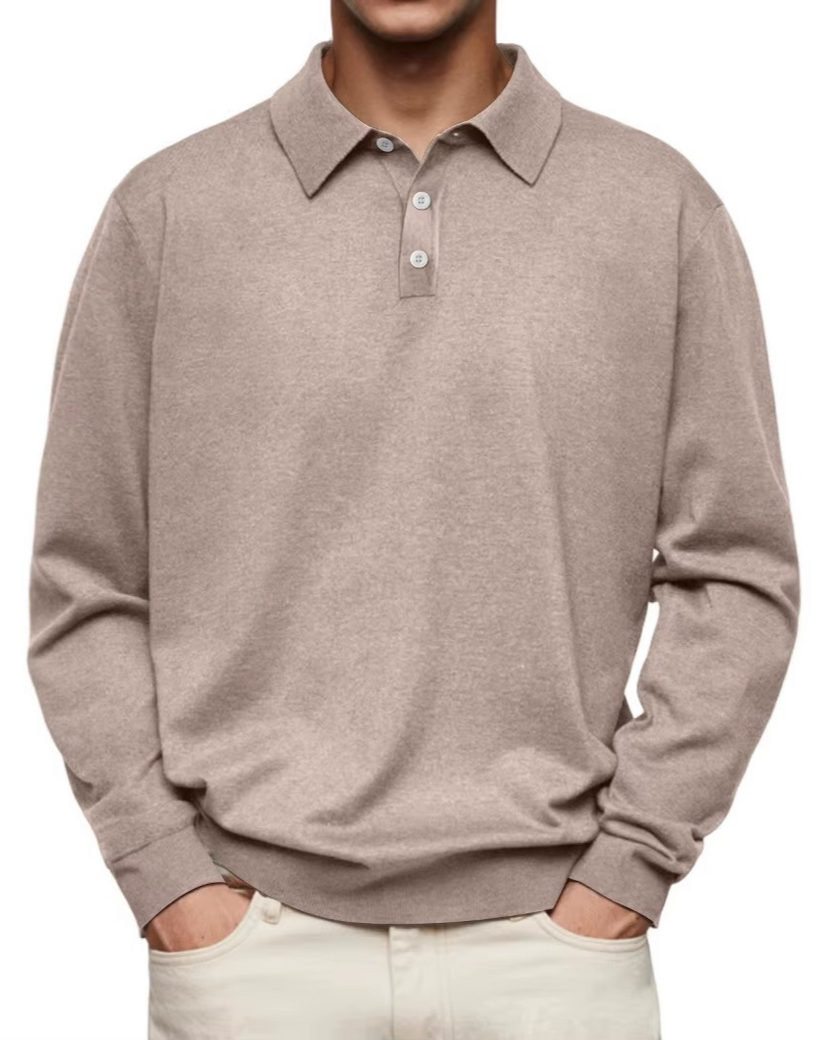 Aiden Long Sleeve Polo