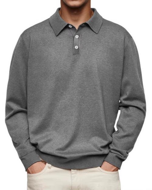 Aiden Long Sleeve Polo