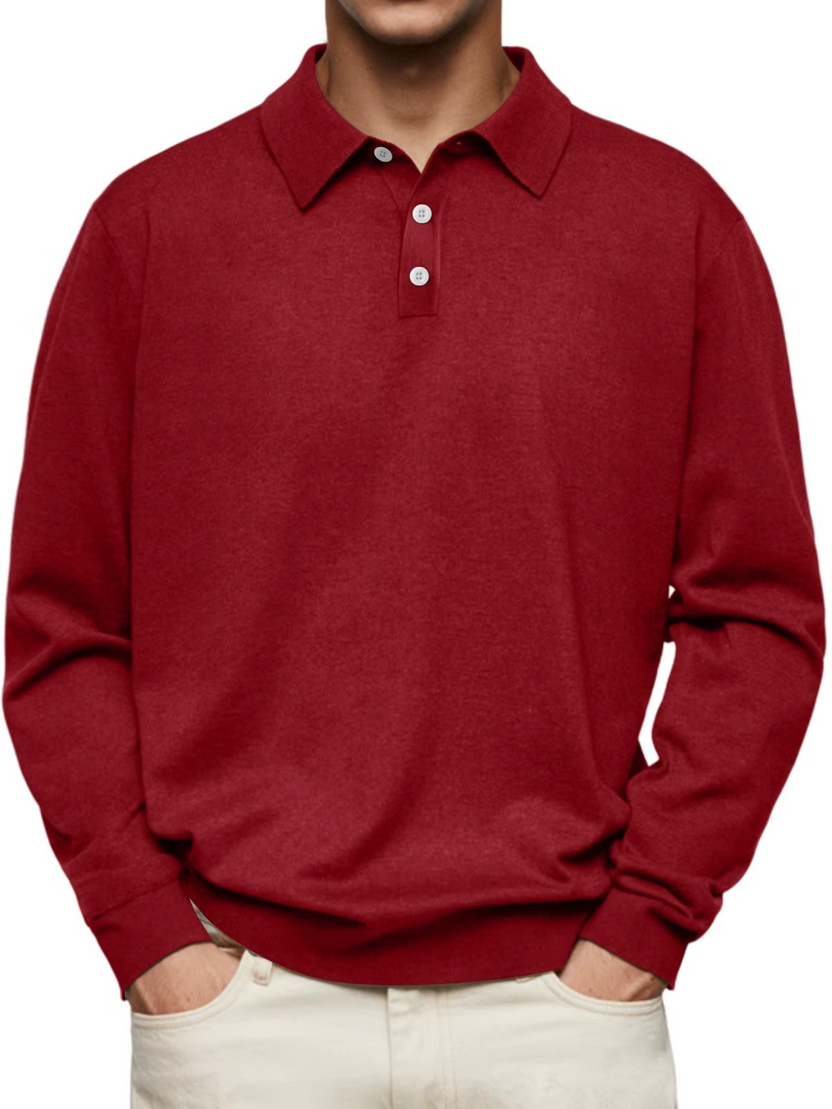 Aiden Long Sleeve Polo