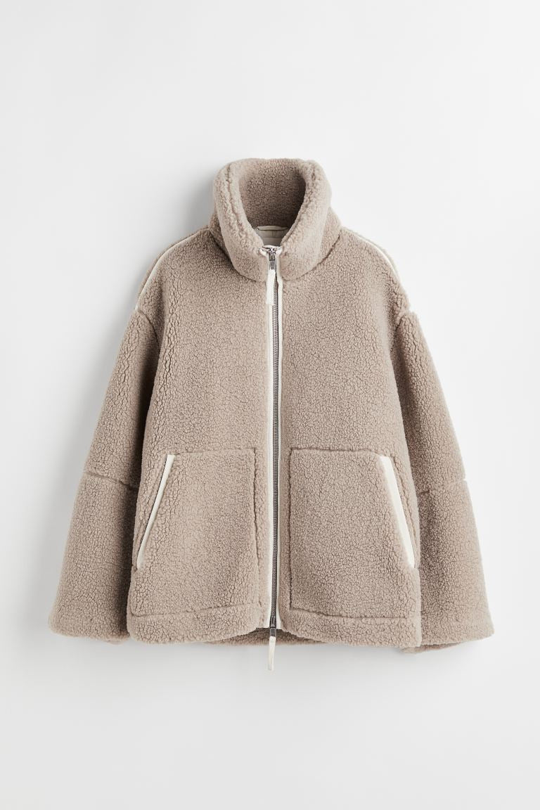 EM | Chaqueta de forro polar oversize