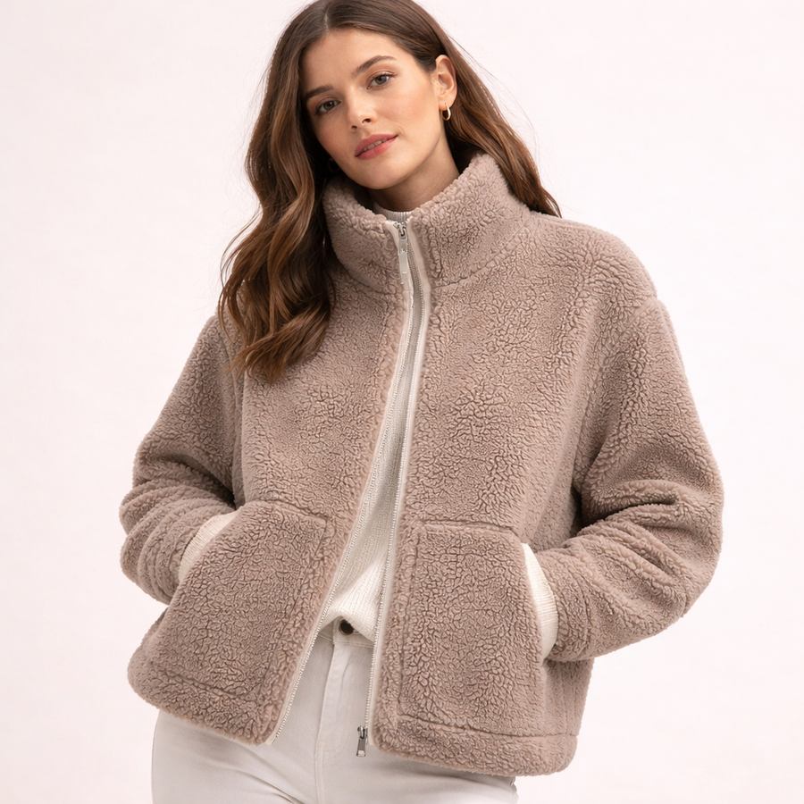 KNOX | COZY WOMEN’S OVERSIZED FLEECE JACKET