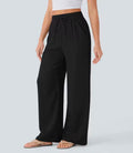 Pantalón Holgado de Pernería Ancha con Cintura Alta